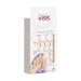 KISS Gel Fantasy Pedicure Set - Classic Style with Pink Gel Glue and White Toenails - Buy Online on GoSupps.com
