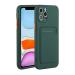 Tivenfezk Nadoli Silicone case for iPhone 15 Pro Ultra thin shockproof scratch -resistant wallet soft TPU protective cover mobile phone case with credit card holder iphone 15 per dark green