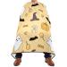 Waterproof Barber Cape -Halloween Ghost Pumpkin Cheetah Haircut Bib for Men Unisex Hair Cutting Cape(8rp1a)