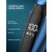 CITHOT Electric Razor Men 3D Rechargeable Rotary Beard Shaver Trimmer with Pop-up Trimmer LCD Display Travel Lock and Washing Reminder Wet Dry IPX7 Waterproof Battery Razor Blue - Buy Online on GoSupps.com