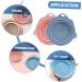 Angoily 10 pcs Foldable Brush Cleaner Mat Makeup Tools powder puff Cosmetics Brush Scrubber Makeup Cleaner wash bowl cleaning pad cleaning bowl cleaning board Cleaner Makeup Brush Cleaner 14.5x14.2cmx5pcs Assorted Colorx5pcs - Buy Online on GoSupps.com