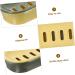 Ciieeo 2pcs Soap Box Sink Sponge Holder Self Draining Soap Holder Soap Plate Dish Sink Soap Rack Camping Soap Holder Plastic Soap Case Bar Soap Holder Soap Dish Double Layer Travel Pp - Buy Online on GoSupps.com