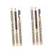 Beavorty Eyebrow Spoolie Brush 4 Pcs Eyebrow Pencil Micro Brow Pencil Black Brow Makeup Eyeliner Makeup Pen Miss Leopard Print