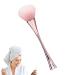 Setting Powder Brush Loose Powder Standing Brush - Powder Foundation & Face Makeup Cosmetic Brushes Brush for Flawlessly Contouring & Defining Standing four-leaf clover makeup brush gold + PVC