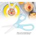 Fdit Portable Ceramic Baby Food Scissors Shears with Cover (Blue) - Buy Online on GoSupps.com