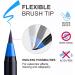 ParKoo Watercolor Brush Pens - 24 Color Flexible Real Nylon Brush Tips for Painting, Coloring Books, Calligraphy - Includes Blending Brush - Ideal for Artists and Beginners - Buy Online on GoSupps.com