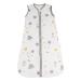 ZIGJOY Baby Sleep Bag 100% Cotton Sleeveless Baby Wearable Blanket 1.0 Tog Sleeping Sack with 2-Way Zipper for Newborn 4-8 Mon Space Alien 4-8 Months