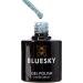 Bluesky Mint Blue Chunky Glitter DAZZLING - BLZ49 - UV/LED Soak Off Gel Nail Polish 10ml + 2 Diva World Shine Wipes for FREE - Buy Online on GoSupps.com