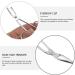 Eyebrow Stainless Steel Professional Shaped Eyebrow Clip with Easy Scissor Handle for Hair and Eyebrows Personal Care (Silver) 1Pc - Buy Online on GoSupps.com