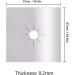 Stove Burner Cover Double Thick Reusable Non Stick Heat Resistants Stove Protector Cuttable Stove Burner For Kitchen Canisters Bathroom (Silver One Size) Silver One Size - Buy Online on GoSupps.com