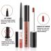 AMY'S DIARY 2pcs Nude Matte Lip Liner and Lipstick Set | Liquid Lipstick 24H | Waterproof & Long Lasting | Matt Lips Makeup Kit - Buy Online on GoSupps.com
