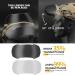 DoxiGlobal Tactical Fast Helmet Flip Goggles - Anti-Fog Glasses for Airsoft & Paintball Shooting | Fits Rail 19-21mm | Black - Buy Online on GoSupps.com