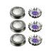 Lot De 3 T tes De Rasoir De Rechange Compatibles Avec Les Mod les Philips : HQ3 HQ4 HQ55 HQ56 HQ6900 HQ6675 HQ6695 HQ920 HQ6970 HQ6690 Et HQ902