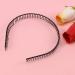 Healifty Woman Metal Teeth Comb Hair Hoop Headband - Black | Hair Accessories - Buy Online on GoSupps.com