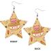 OPSREY Delicious Sweet Ramen printed Fashion star Earring Leather Stud Earring Dangling Decorative Earring - Buy Online on GoSupps.com