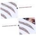 FRCOLOR 8 Pcs Eyebrow Stickers Makeup Stickers 6d Black Eyebrow Sticker Water Transfer Eyebrow Sticker 3d - Buy Online on GoSupps.com
