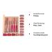 Rechoo 12 Colors Matte Ink Lipstick Set | Waterproof Long-Lasting Lip Tint | Non-Stick Cup Liquid Lip Gloss - Nude & Rose Pink Tones for Makeup - Buy Online on GoSupps.com