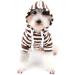 Zweitea Striped Hoodie Shirts for Small & Medium Dogs - Soft Short Sleeve Pet Sweatshirt & Jacket - Buy Online on GoSupps.com