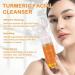 Buy Turmeric Facial Cleanser - Deep Cleansing Foaming Face Wash for All Skin Types | Men & Women | International Shipping Available - Buy Online on GoSupps.com