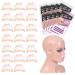 Tinashe 20pcs HD Wig Caps for Lace Front Wig Elastic Medium Nylon Stocking Caps Stretchy Wig Cap Light Brown Wig Caps for Cosplay Breathable Nylon Wig Caps for Women(10Pack/20PCS) HD Wig Cap 10Pack/20PCS
