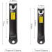 Stainless Steel Nail Clippers Set for Men & Women - 2PCs Sturdy Fingernails & Toenails Cutter Kit - 2 Count - Buy Online on GoSupps.com