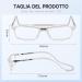 Newvision NV2904 Foldable Reading Glasses - Lightweight Magnetic Closure +2.50 Diopters for Men & Women - Neck-Hanging Temples - Ideal for Comfortable Reading - Buy Online on GoSupps.com