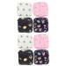 Lurrose 8 pc storage bags for women's bandages Bag for women's bandages bag for napkin documents lipstick for women women's money exchange travel oxford-fabric small wallet girls