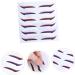 Mikinona 12 Pairs Glitter Eyeliner Self- Adhesive Eye Line Strip Eyeshadow Invisible Tape Double Sticker - Buy Online on GoSupps.com