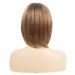 RENERSHOW Blonde Highlight Short Pixie Bob Wig with Bangs - Ombre Blonde Synthetic Wig for Women - Buy Online on GoSupps.com