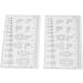 Soft Nail Art Ruler Ultra Thin Nail Measuring Ruler Transparent Portable Flexible for Steel Ball - Buy Online on GoSupps.com