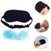 FOMIYES 1 Set Gel Eye Mask Blindfolds for Reusable Eye Mask for Puffy Eyes Hot Cold Bead Eye Mask Eye Relief Eye Gel Kids Eye Patch Eye Patch for Night Eye Goggles Cotton Travel Detachable As Shown 17X9X1CM - Buy Online on GoSupps.com