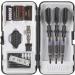Viper Bobcat Adjustable Weight Soft Tip Darts - Black Coated Brass - 16 Grams - Purple Rings - Travel Case - Adjustable to 18/19 Grams - Buy Online on GoSupps.com