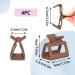Small Claw Clips 4Pcs 1.6" Matte Small Hair Claw Clips for Women and Girls Nonslip Square Hair Claws for Fine/Medium/Thick Hair Stylish & Durable Hair Accessories - Assorted Warmer Colors - Buy Online on GoSupps.com