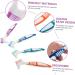 Fomiyes 20 STK Toothbrush for Dentures | Cleaning Brush for Mouth Prosthesis & Household Use | Durable Colored Rubber TPE Tool - Buy Online on GoSupps.com