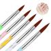 Acrylic brush for nails Kanoson 5 pieces nail art brush set acrylic nail brush nail art brush uv gel nail brush nail polish brushes acrylic powder brush for nail design