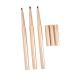 PLAFOPE 3pcs double ended eyebrow pencil brown brow pencil Brow Pencil Brown Waterproof Eyebrow Pencil Rose