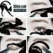 Cat Eyeliner Guides Easy Quick Makeup Tool Eye Liner Stencils Templates Black Stylish Attractive design - Buy Online on GoSupps.com