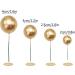 Ball Shaped Cake Insert Toppers DIY Cake Insert Toppers Ball Cake Picks Pearl Ball Cake Toppers for Birthday Party Baby Shower Wedding Anniversary Cake Decoration (Gold) - Buy Online on GoSupps.com