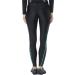 Ultrasport Advanced Women's Fitness Pants - Long Compression Sports Pants Quick Dry Reflective Adjustable XS Black/Turquoise - Buy Online on GoSupps.com