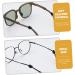Housoutil Schnapps Glass - 20 Pairs Anti-Cover Glass Holders & Accessories | Black Silica Glasses Ears Anti-Clip - Buy Online on GoSupps.com