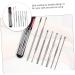 7-Piece Stainless Steel Ear Cleaning Tools Set - Ear Care Kit for Gentle Ear Cleaning and Nursing - Buy Online on GoSupps.com