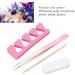 2 Set Nail Tweezers Nail Art Tweezers Straight Tip Nail Tweezers Rhinestone Pickers Manicure Nail Art Tool Set with Finger Separator Sponge Sanding Bar for - Buy Online on GoSupps.com