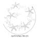Unicra Wedding Starfish Headpiece | Bridal Hair Vine Accessories for Brides & Bridesmaids | Silver (23.6 inches) - Buy Online on GoSupps.com