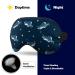 Unicorn Shark Sleep Mask Eye Cover for Sleeping Blindfold with Adjustable Strap Blocks Light Night Travel Nap for Men Women - Buy Online on GoSupps.com
