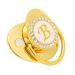 Golden Baby Pacifier with Clip | Curved Design Silicone Bling Clips for 6-18 Months | Stylish Soothing Accessory for Girls - Buy Online on GoSupps.com