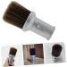 Ipetboom Body Powder Brush Dust Collector for Home Makeup Brush Shampoo Barber Cleaning Brush Hair Salon Shave Brush Broken Hair Remove Brush Duster Loose Powder Fiber Neck Man 13.5x6cm Silver - Buy Online on GoSupps.com