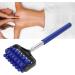 Shop Navy Blue Yoga Massage Tab - Granular Body Massager for Men & Women | Telescopic Neck Leg Back Relief - Buy Online on GoSupps.com