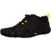 Vibram Men's 19m7602 V-Trail 2.0 Trail Running Shoes 41 EU Black Black Yellow