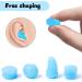 Set of 24 Silicone Earplugs - Soft Noise Cancelling for Sleep Swimming Shooting Concerts & Travel | Comfortable & Effective Sound Reduction - Buy Online on GoSupps.com