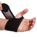 NeoTech Care Wrist Band - Elastic & Breathable Fabric - Adjustable Compression Strap - Men  Women  Right or Left - Support Wrap for Protection or Sports - Black Color (Size M  1 Unit) Medium (Pack of 1) 1